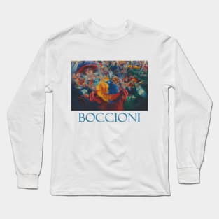 The Laugh by Umberto Boccioni Long Sleeve T-Shirt